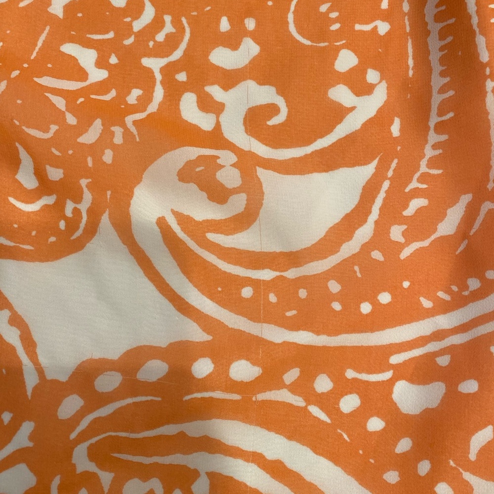 Banana Republic Orange and White Halter Top - Picture 4 of 6